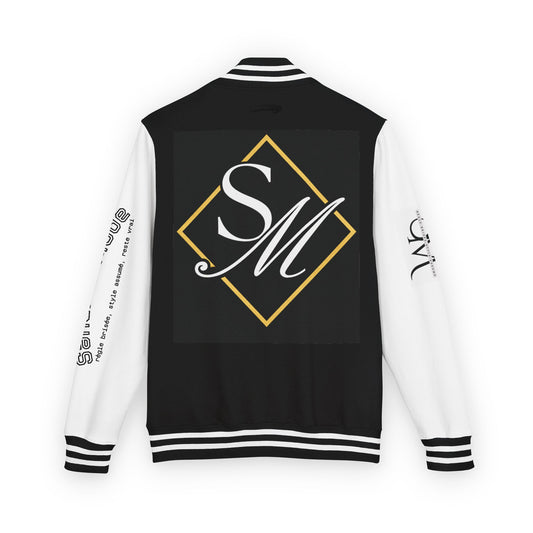 Letterman Jacket — Monogram SM Varsity Bomber