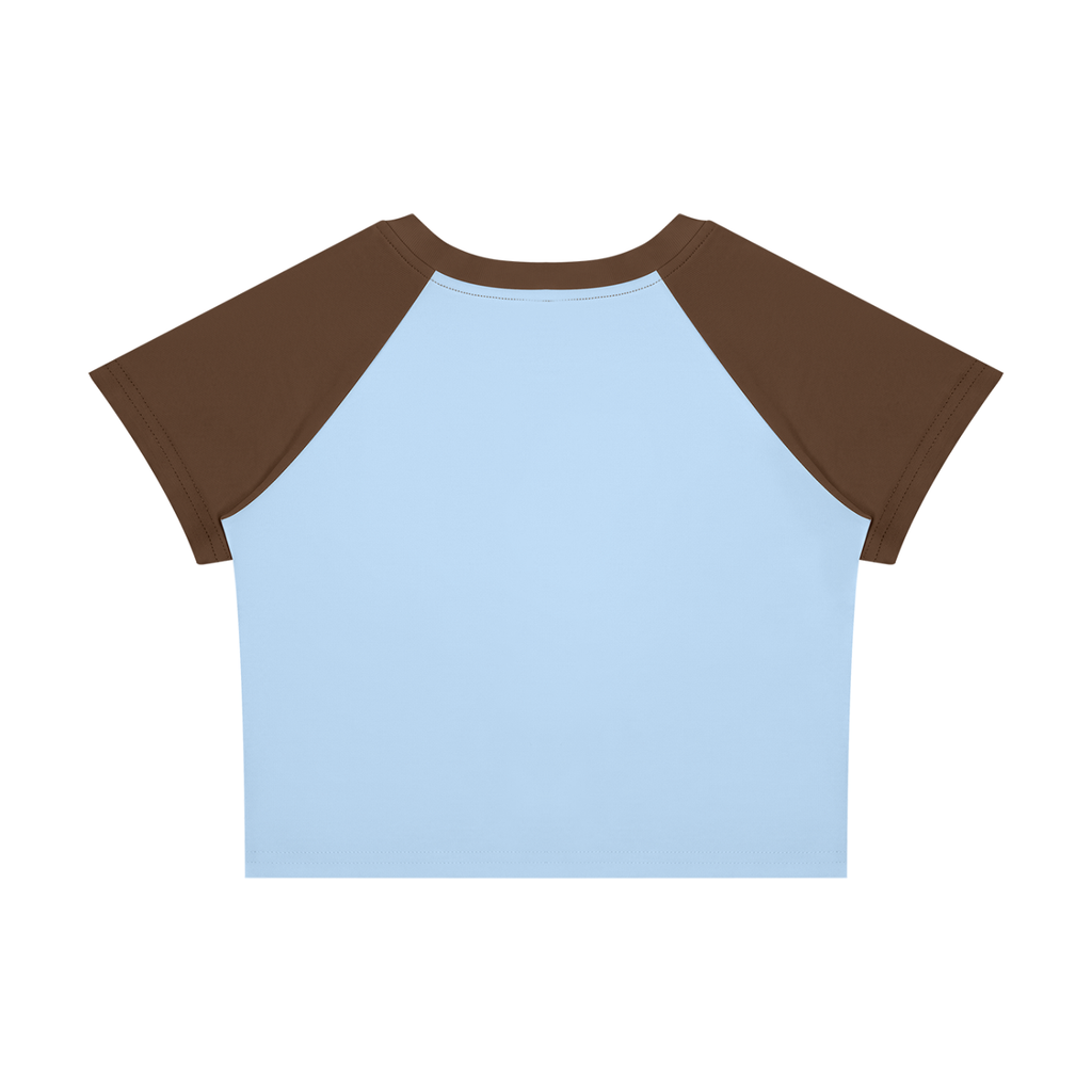 Women’s Raglan Color Block Baby T-Shirt ( Smode )