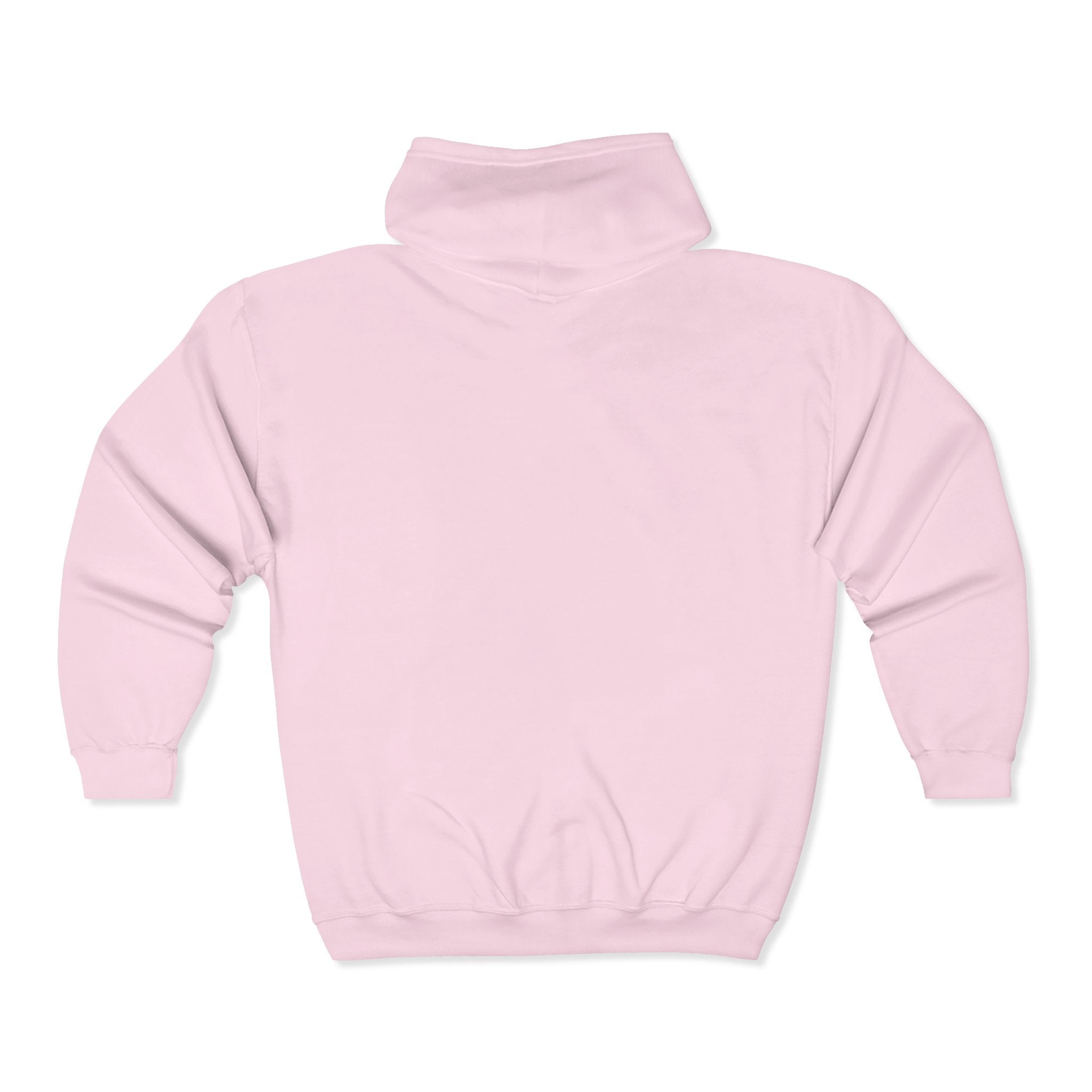 Full-Zip Hoodie with Small Mountain Logo - "SM" Minimalist Outdoor Zip-Up