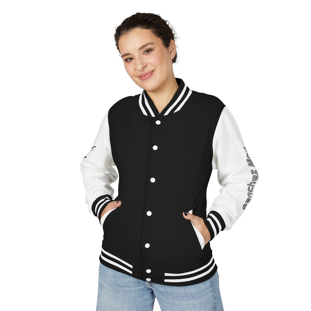 Letterman Jacket — Monogram SM Varsity Bomber