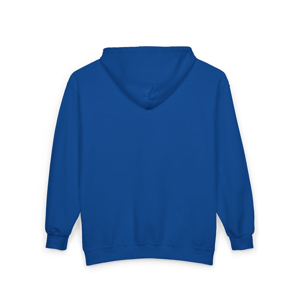Full-Zip Hoodie with Small Mountain Logo - "SM" Minimalist Outdoor Zip-Up