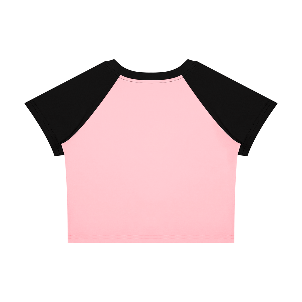 Women’s Raglan Color Block Baby T-Shirt ( Smode )