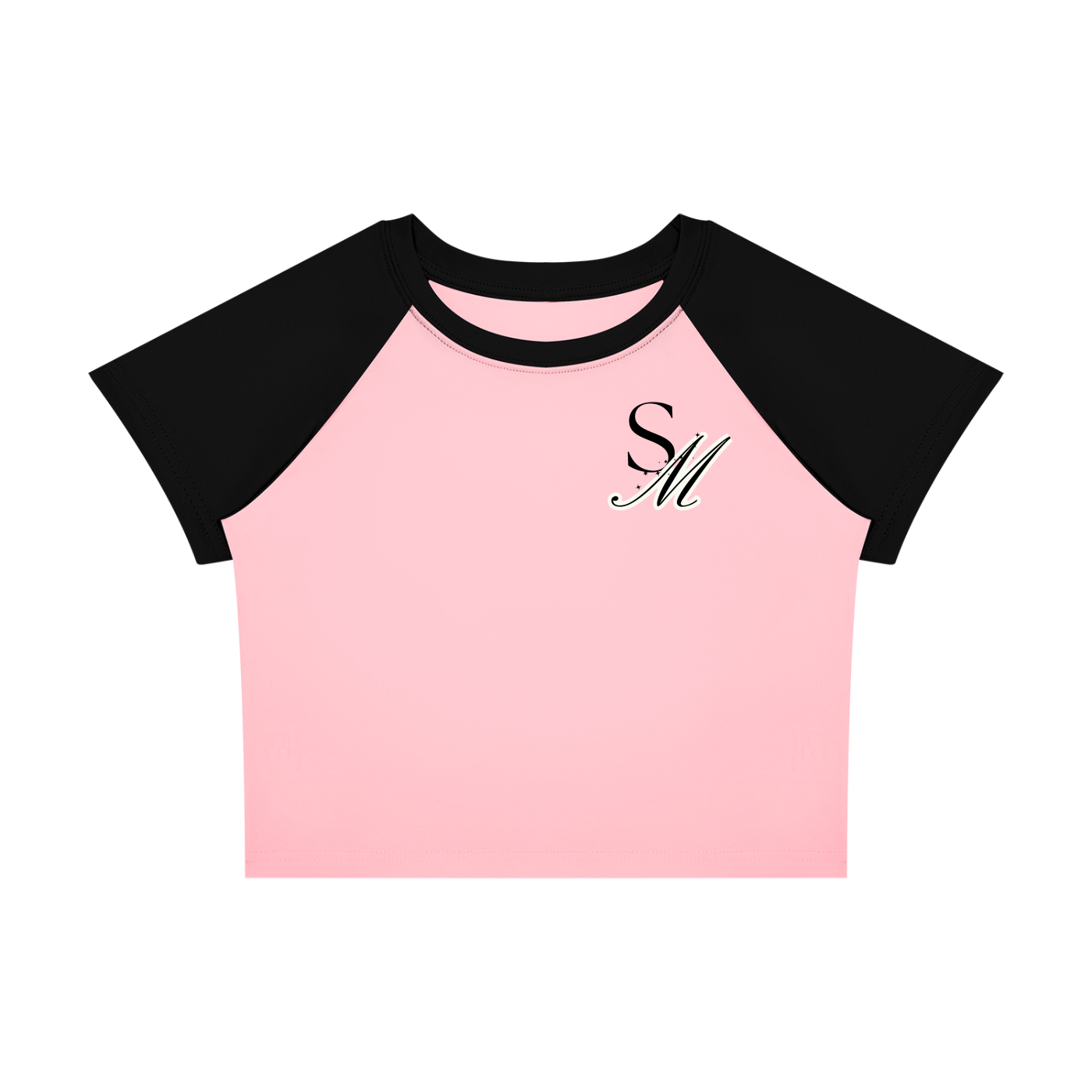 Women’s Raglan Color Block Baby T-Shirt ( Smode )