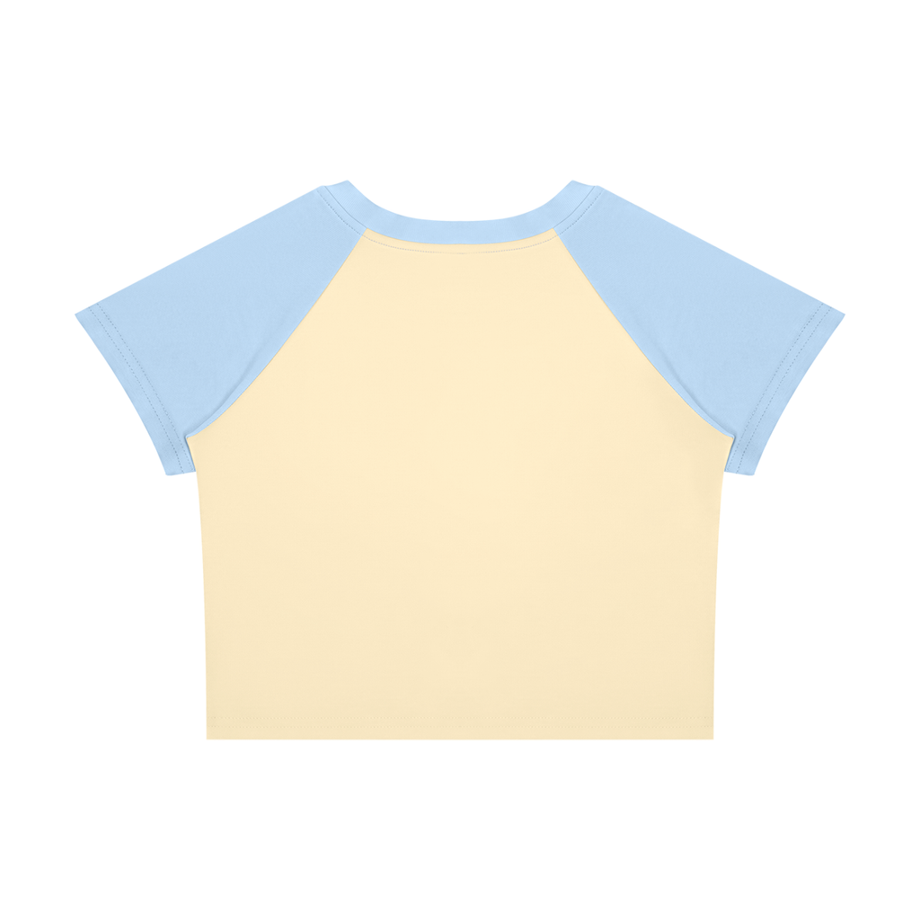 Women’s Raglan Color Block Baby T-Shirt ( Smode )