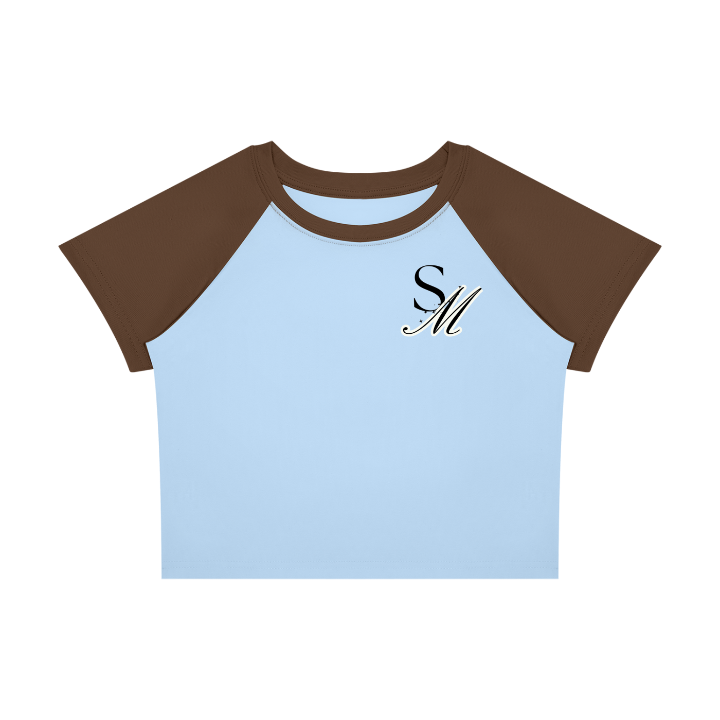 Women’s Raglan Color Block Baby T-Shirt ( Smode )