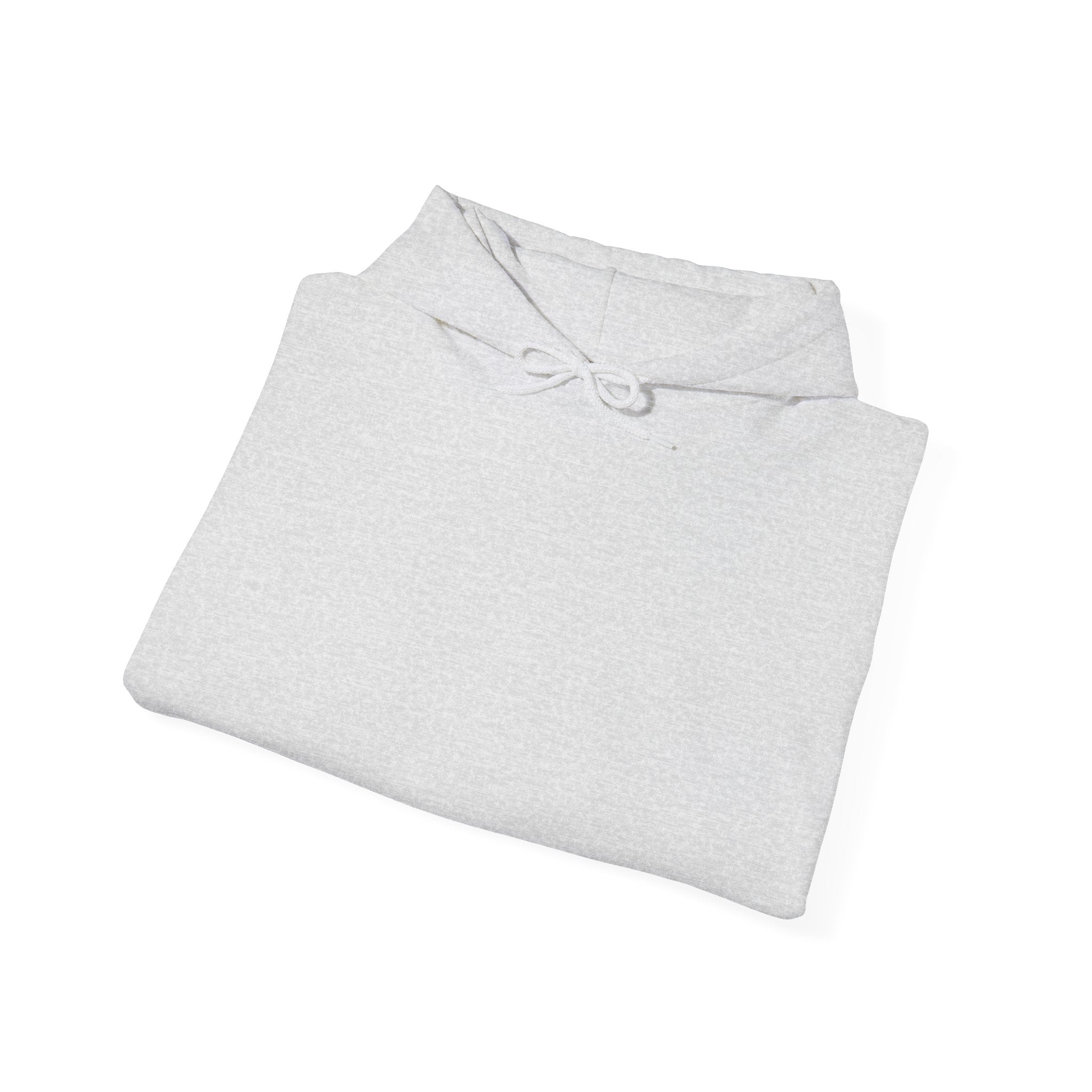 Minimalist Geometric Logo Hoodie — Gold Accent Back & Sleeve Design
