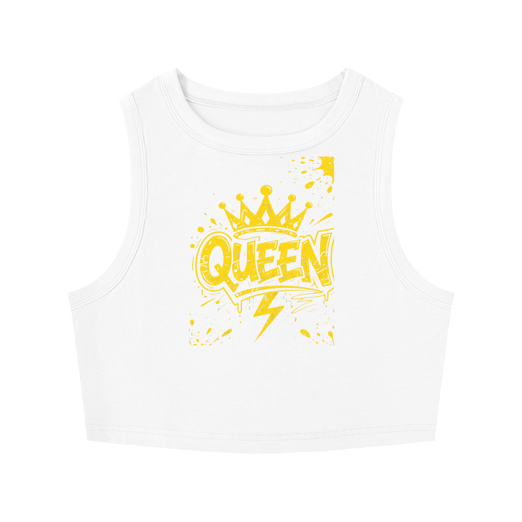 Women's Tight Crewneck Crop Tank Top (Queen smode)