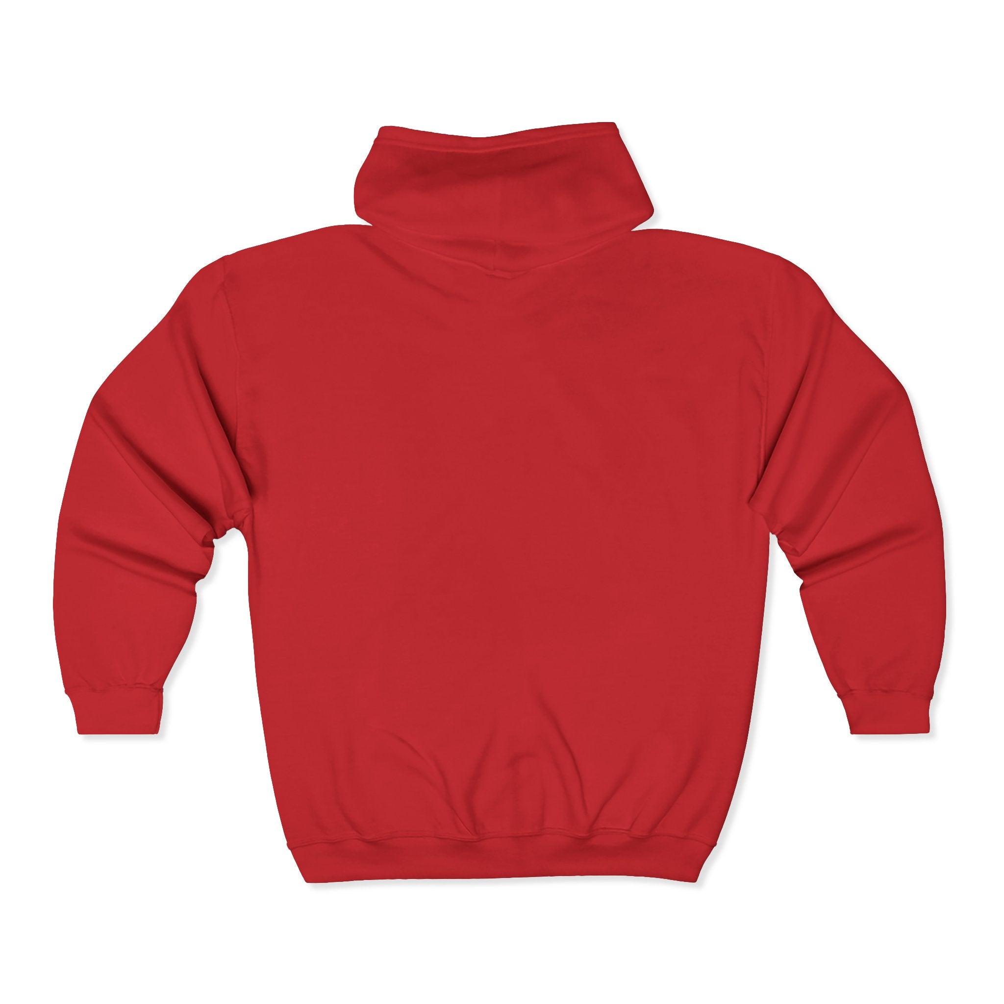 Full-Zip Hoodie with Small Mountain Logo - "SM" Minimalist Outdoor Zip-Up