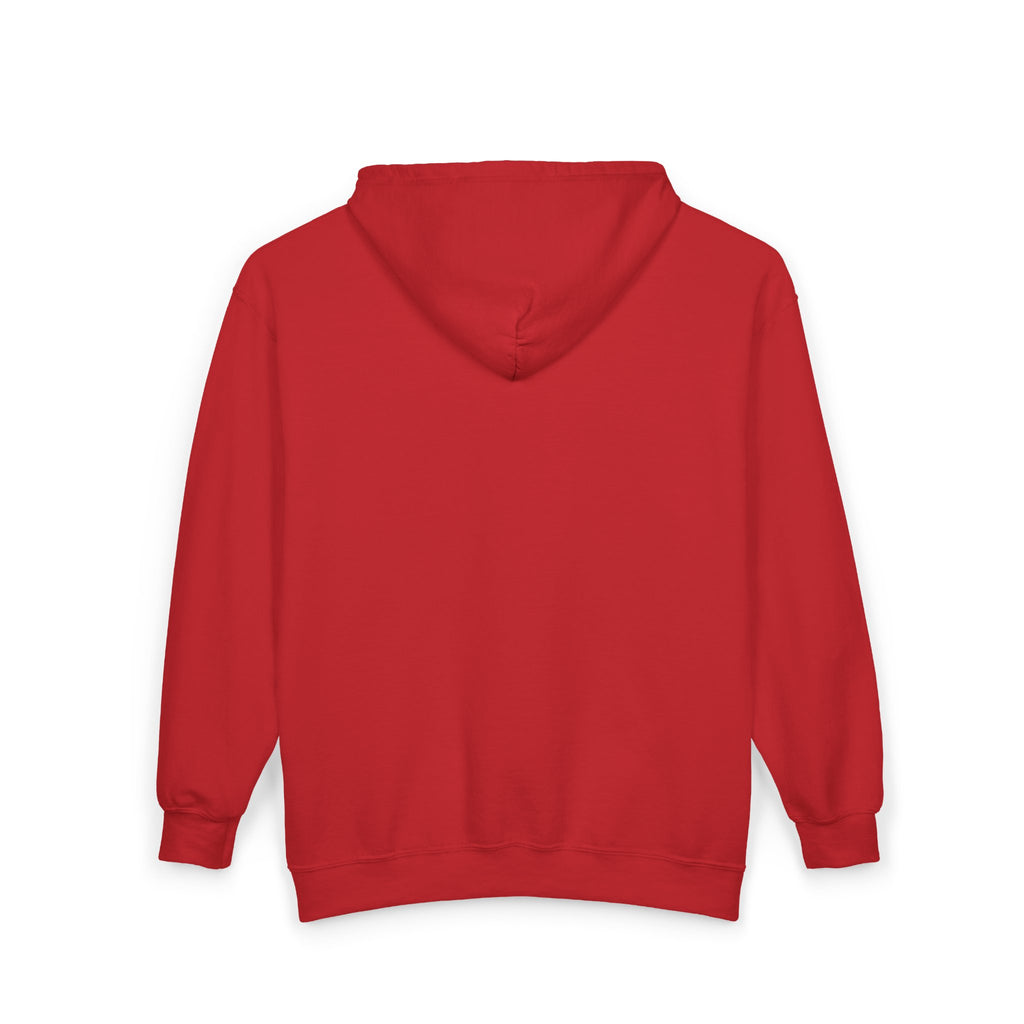 Full-Zip Hoodie with Small Mountain Logo - "SM" Minimalist Outdoor Zip-Up