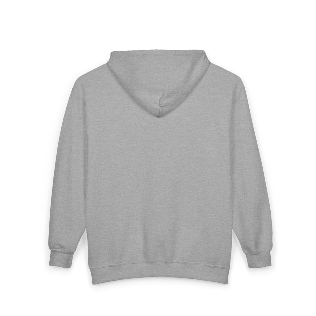Full-Zip Hoodie with Small Mountain Logo - "SM" Minimalist Outdoor Zip-Up