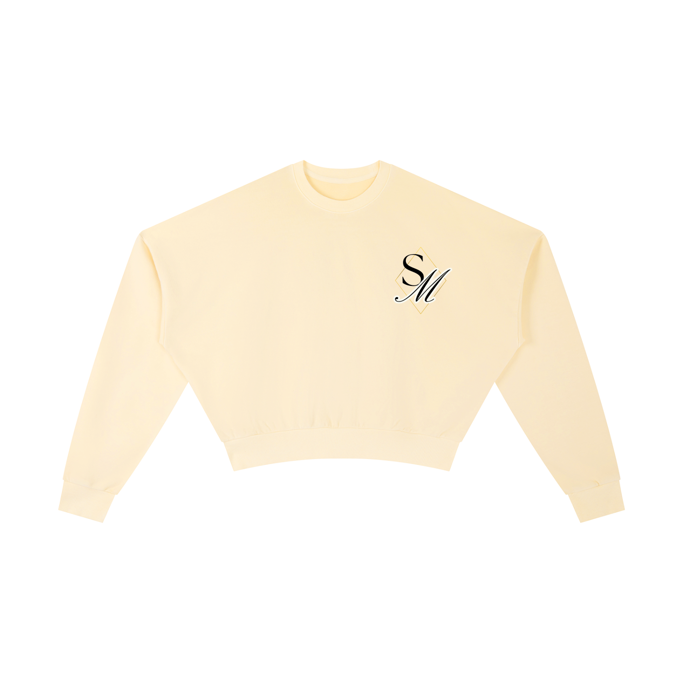 Vintage Washed Cropped Sweatshirt