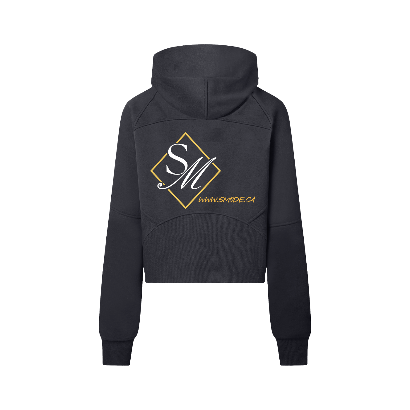 Cropped Half-Zip Hoodie