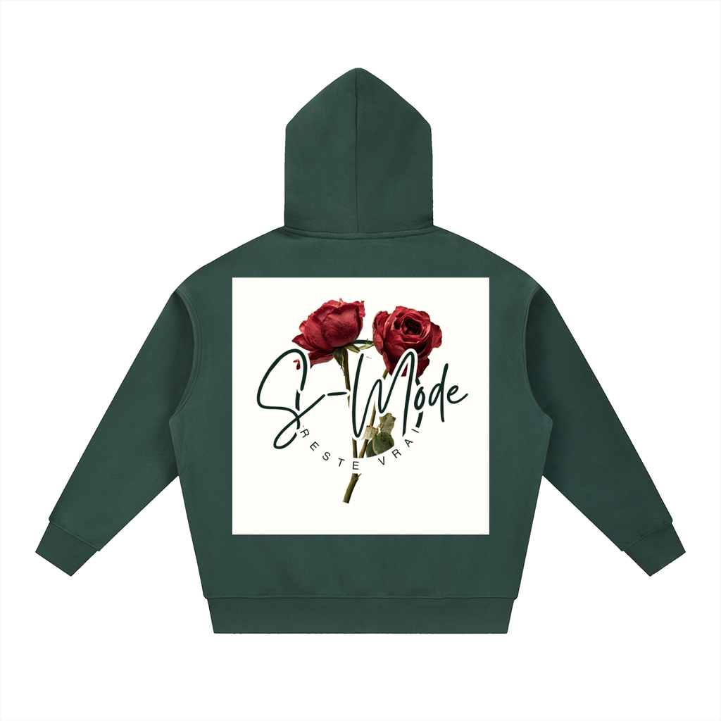 Essential Oversized Fleece Boxy Hoodie (SMode)