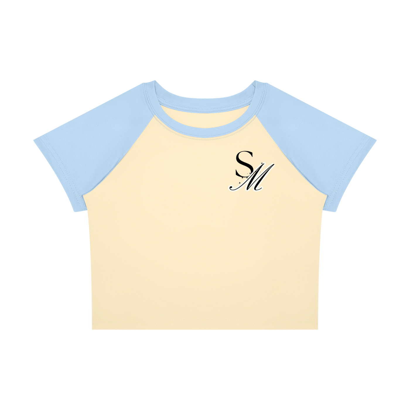 Women’s Raglan Color Block Baby T-Shirt ( Smode )