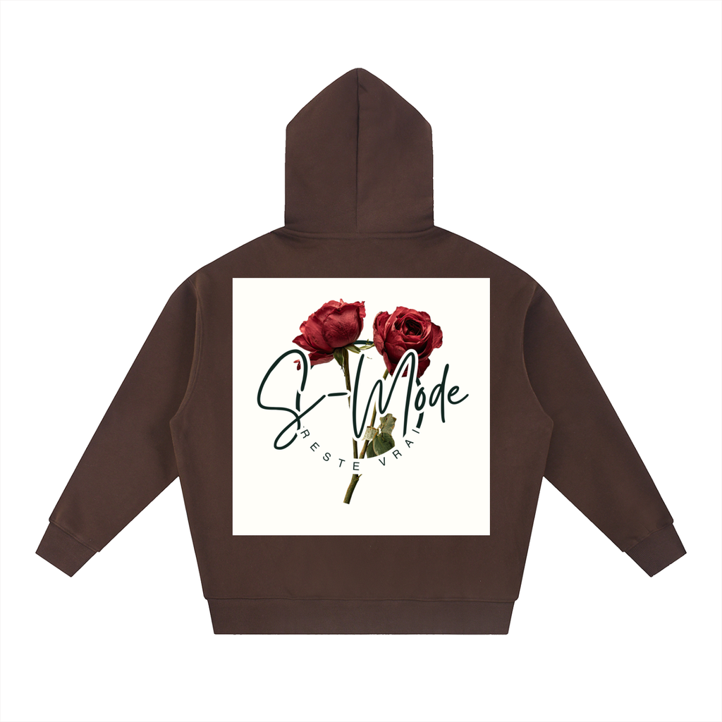 Essential Oversized Fleece Boxy Hoodie (SMode)