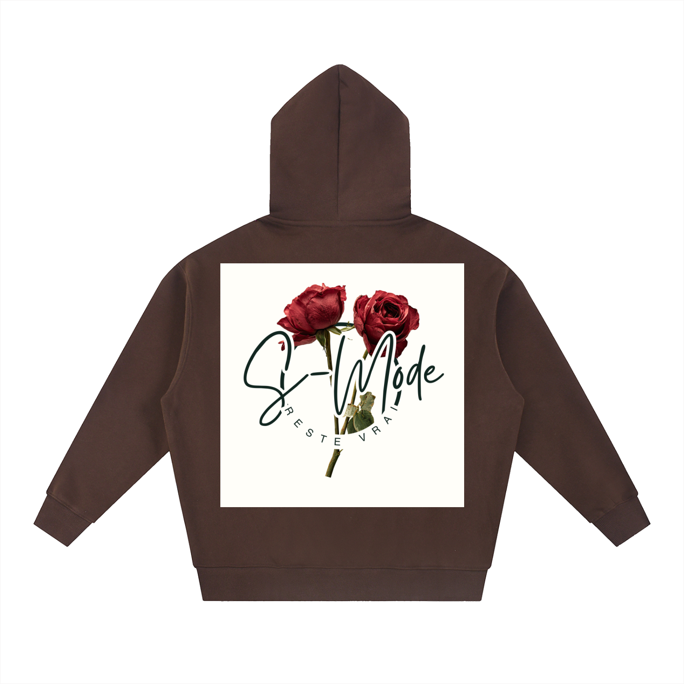 Essential Oversized Fleece Boxy Hoodie (SMode)
