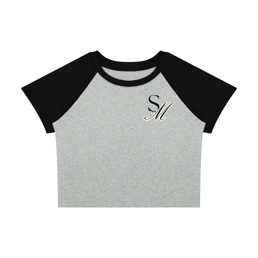 Women’s Raglan Color Block Baby T-Shirt ( Smode )