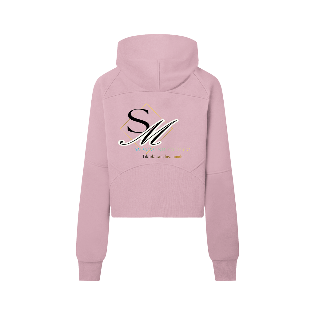 Cropped Half-Zip Hoodie