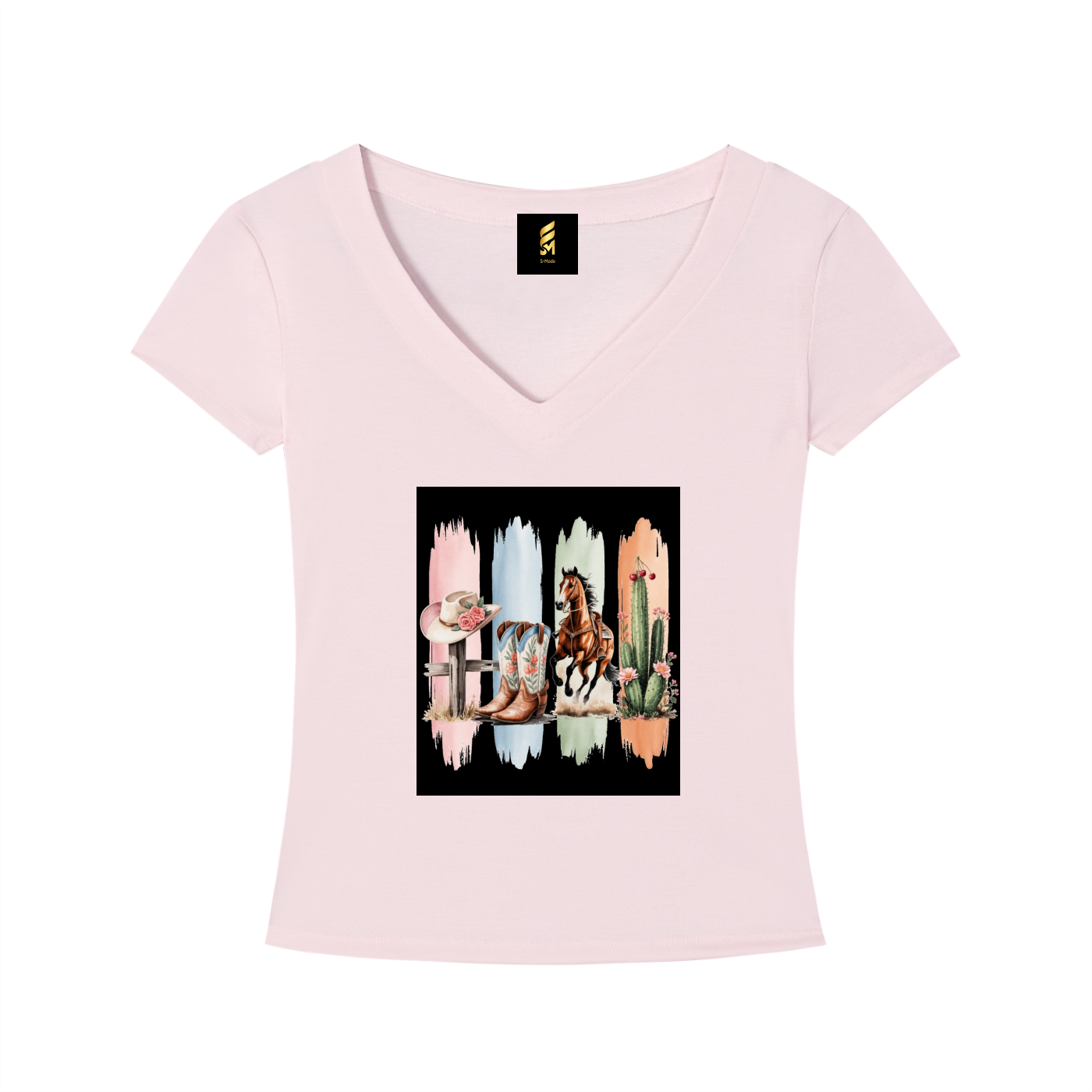 Tencel Slim Fit V-Neck T-Shirt